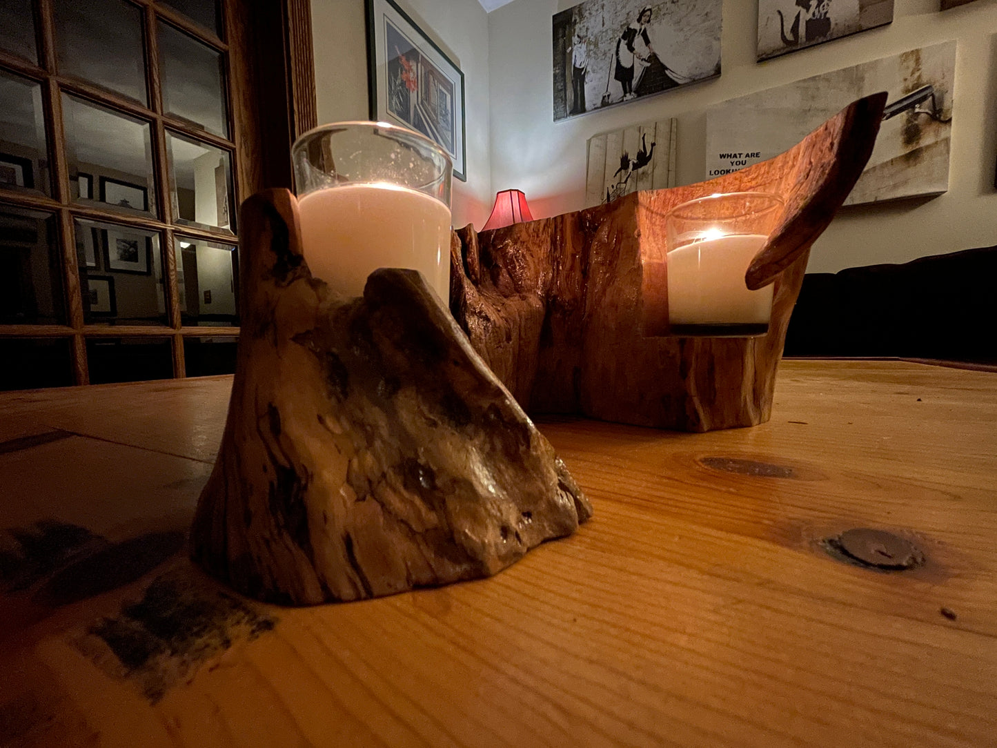 Live Edge "Five Sisters" Votive Centerpiece