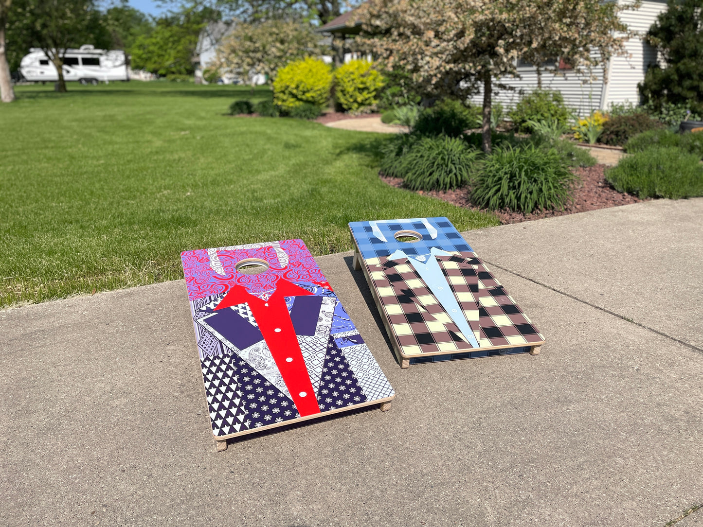 Custom Cornhole Board Set