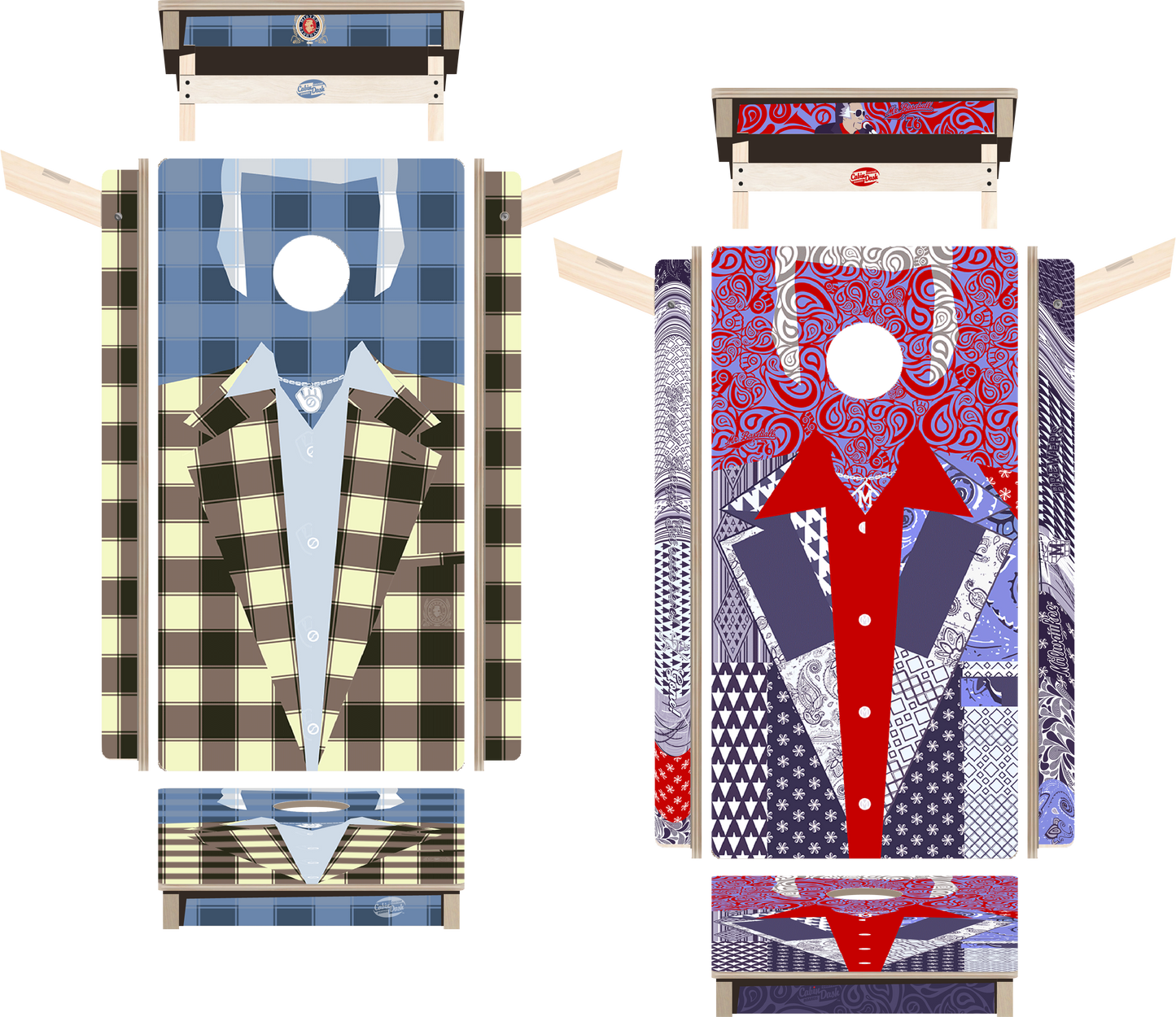 Custom Cornhole Board Set